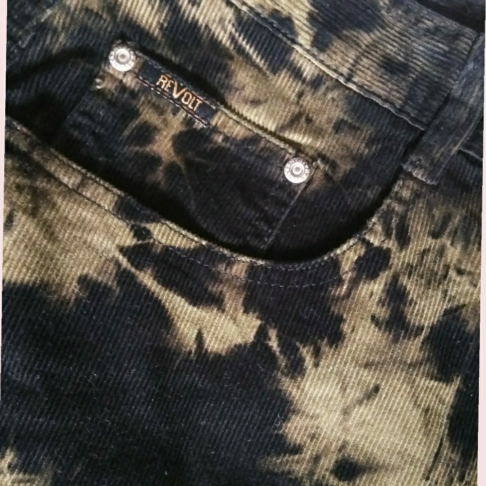 NWT Revolt tie-dye Corduroy Pants - Picture 5 of 7